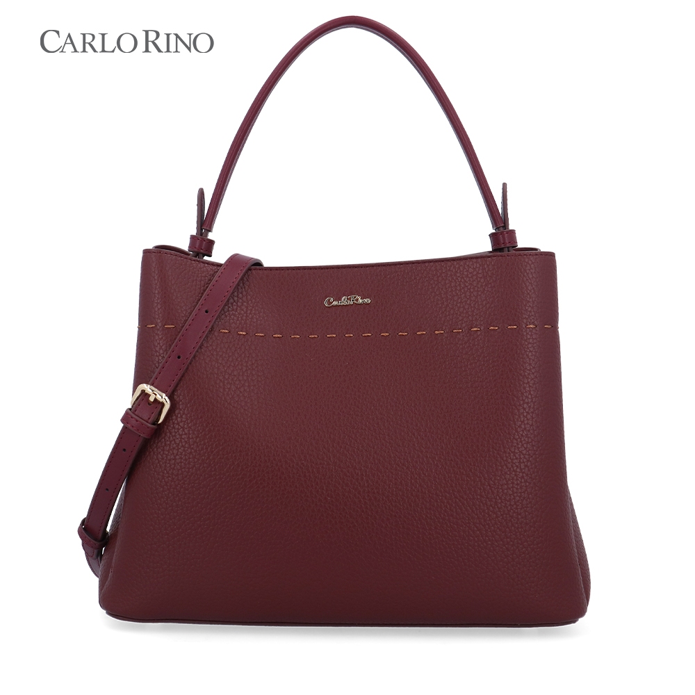 Carlo Rino Mira Everyday Sling Tote - Maroon | Shopee Malaysia