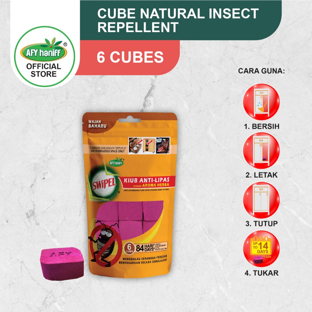 Halau Lipas Serai Wangi Kiub AfyHaniff SWiPEL® Non Toxic Natural ...