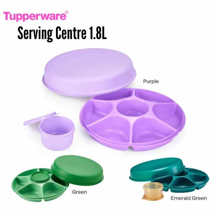 Tupperware Gourmet Serving Centre Bekas Hidang Lauk Laksa Mee Kari Food ...