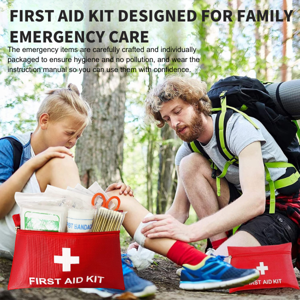 Portable First Aid Kit Small Waterproof Emergency Medical Kit for Home ...