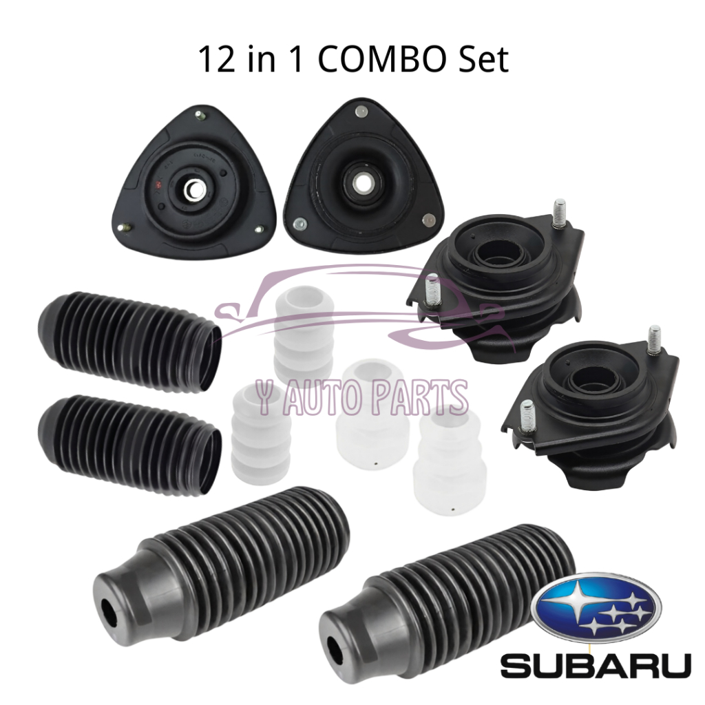 [12 IN 1 COMBO SET] Front / Rear Absorber Mounting / Absorber Cover ...