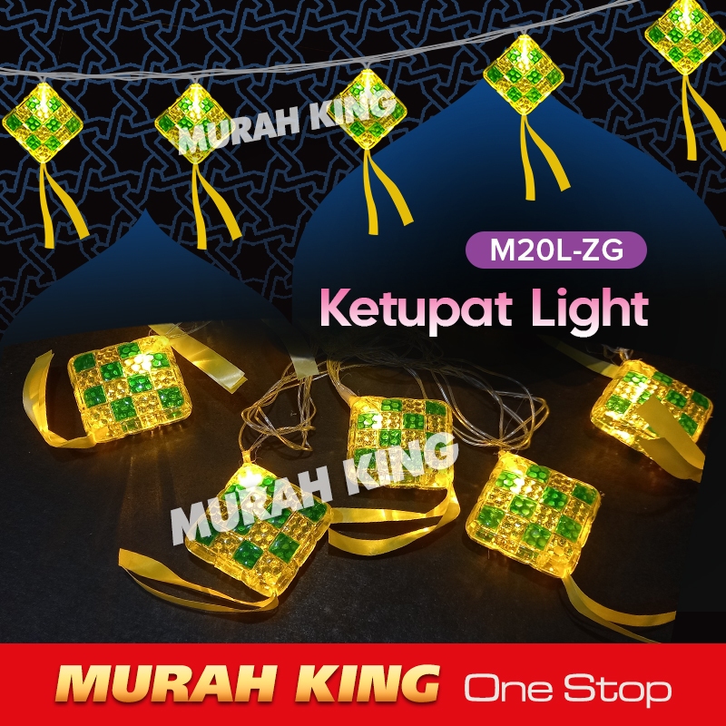 RAYA 2026 Solar Hari Raya Decoration Light Raya Ketupat Lampu Ketupat ...
