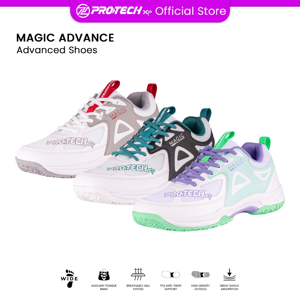 PROTECH Magic Advanced Proffesional Badminton Court Shoes | Shopee Malaysia