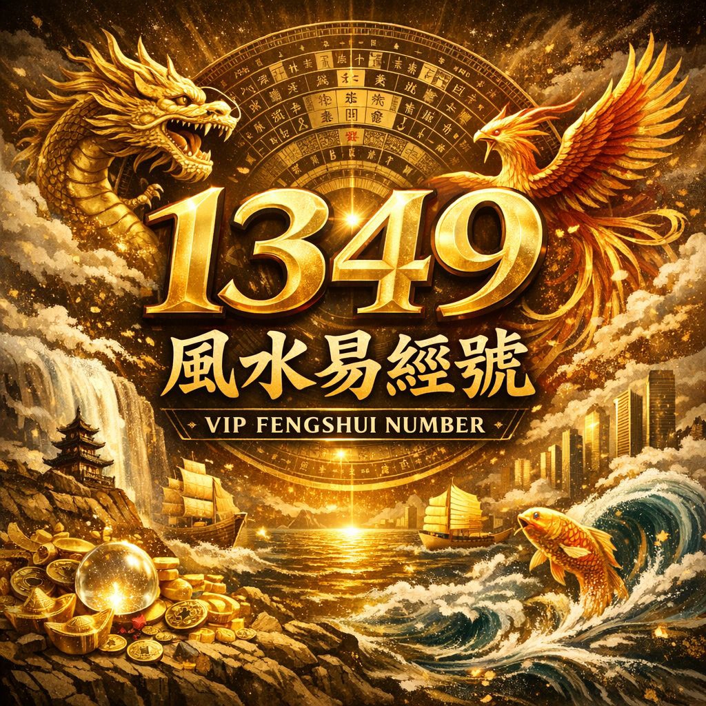 Fengshui 1349 VIP NUMBER 風水號 易經號碼 吉祥號 師傅推薦 正能量風水號碼 財運風水美號 FENGSHUI ...