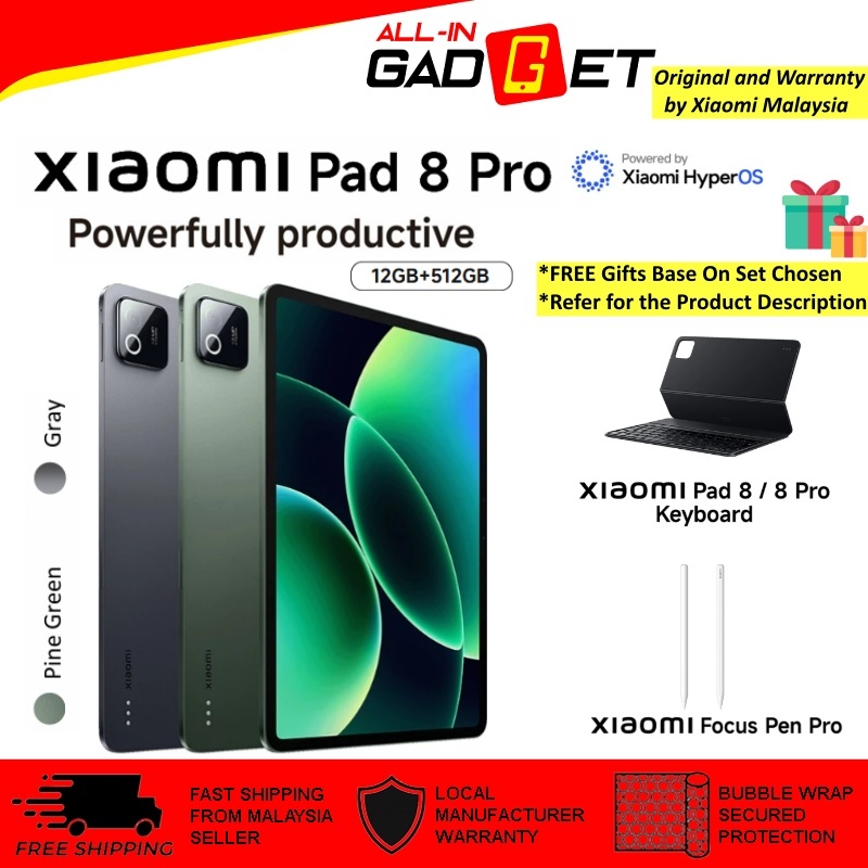 Xiaomi Pad 8 / 8 Pro Tablet | 3.2K 144Hz crystal-clear display ...