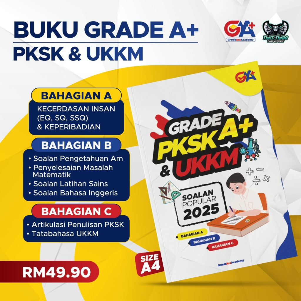BUKU PKSK | GRADE A+ PKSK & UKKM | Tahun 6 | Format Terkini SBP MRSM ...