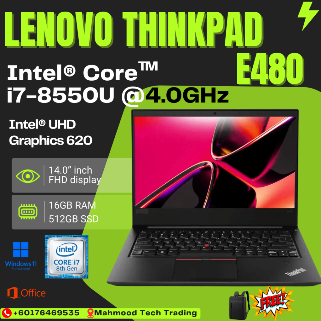 Lenovo ThinkPad E480 / E460 / E440 / E580 Core i7 | 15.6