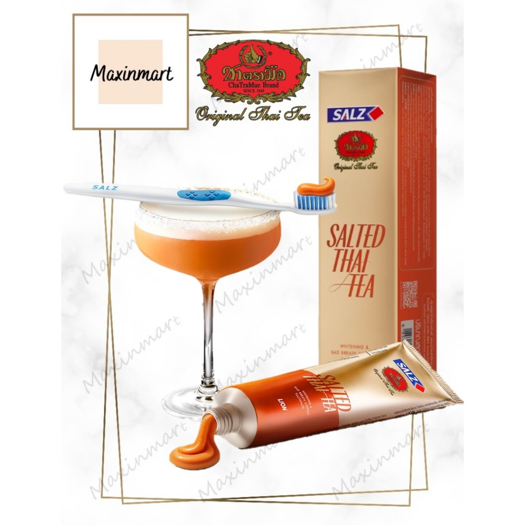 Chatramue Toothpaste Salz Salted Thai Tea Toothpaste 80g | Shopee Malaysia