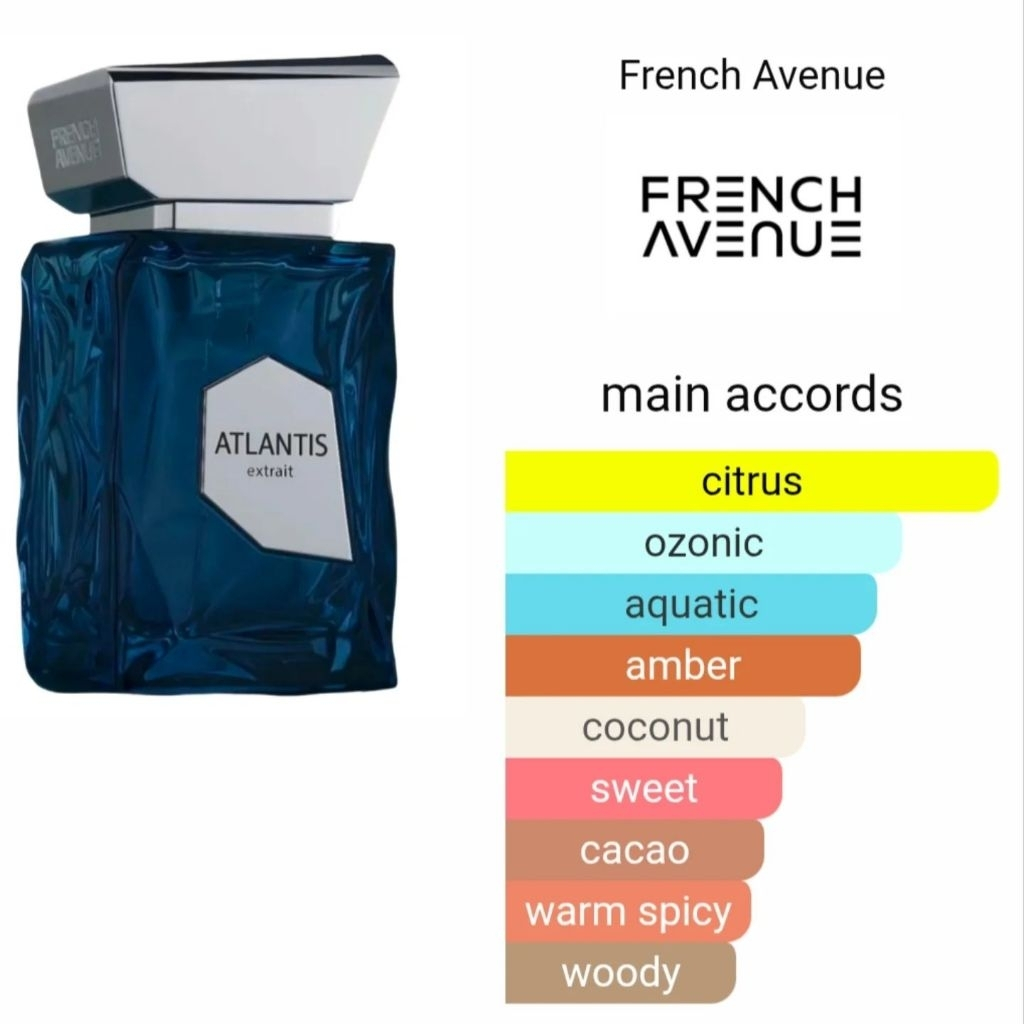 100%ORIGINAL ATLANTIS EXTRAIT BY FRENCH AVENUE 100ML EXTRAIT | Shopee ...