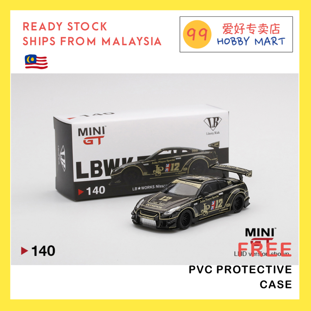 Mini GT 140 Nissan GTR GT-R R35 LB Works JPS | Shopee Malaysia