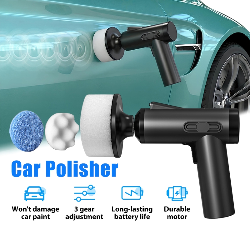 Wireless Electric Car Polisher Waxing Machine Polishing Waxer Tool Car ...