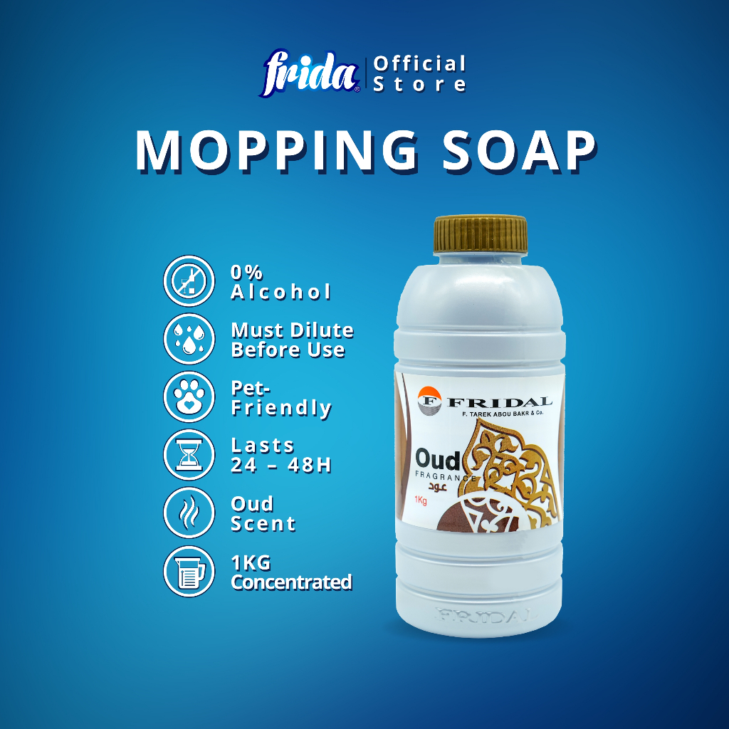 Frida [1kg] Oud Pembersih Serbaguna [48H] Lasting Powerful Cleaning ...