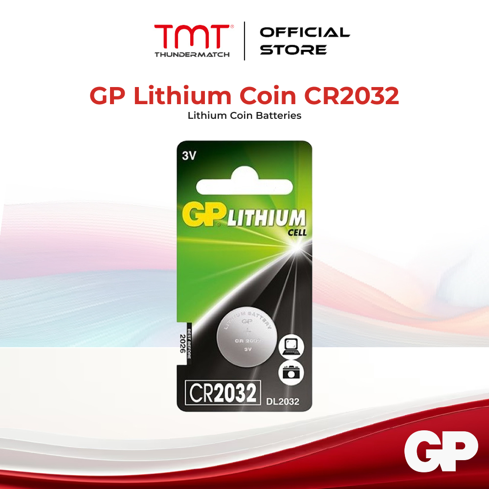 GP Lithium Coin Cells Battery CR2032 | Shopee Malaysia
