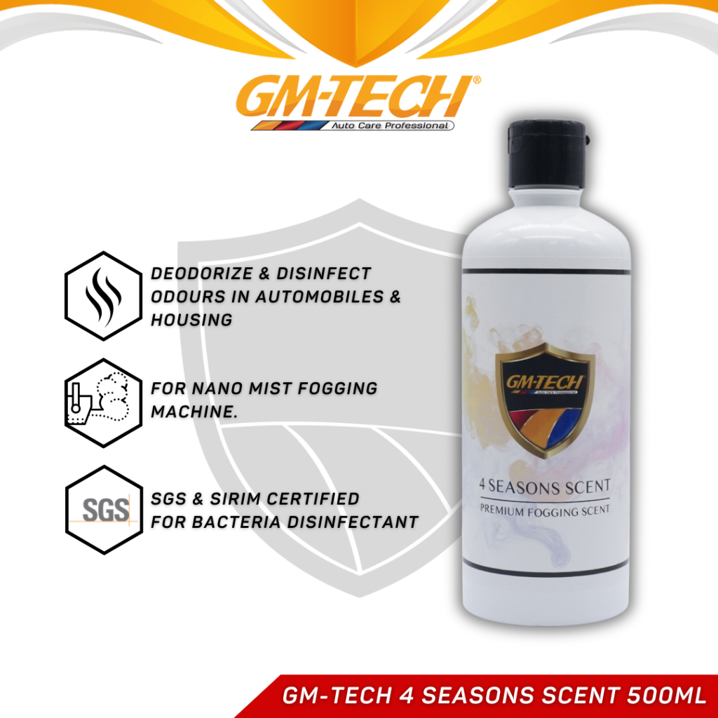 GM-TECH 4 Seasons Scent Nano Mist Disinfectant Car Fogging Solution ...