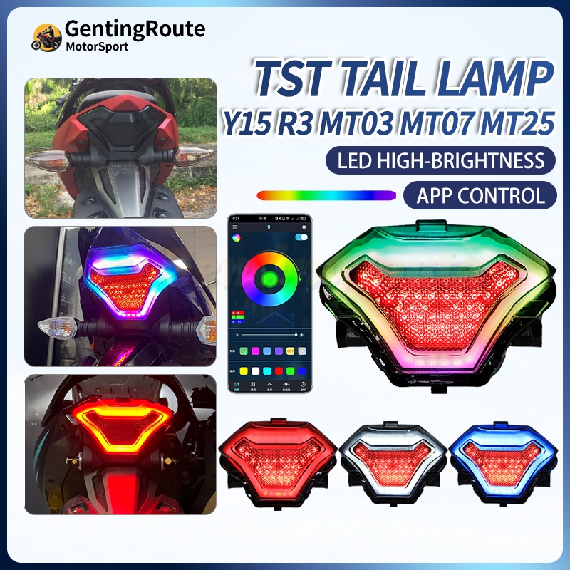 Y15 TST TAIL LIGHT APP LAMPU BELAKANG TAIL LAMP WITH SIGNAL LIGHT FOR ...