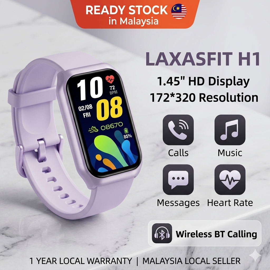 H1 Smart Watch Bluetooth Call Full Touch Screen Jam Tangan Pintar ...