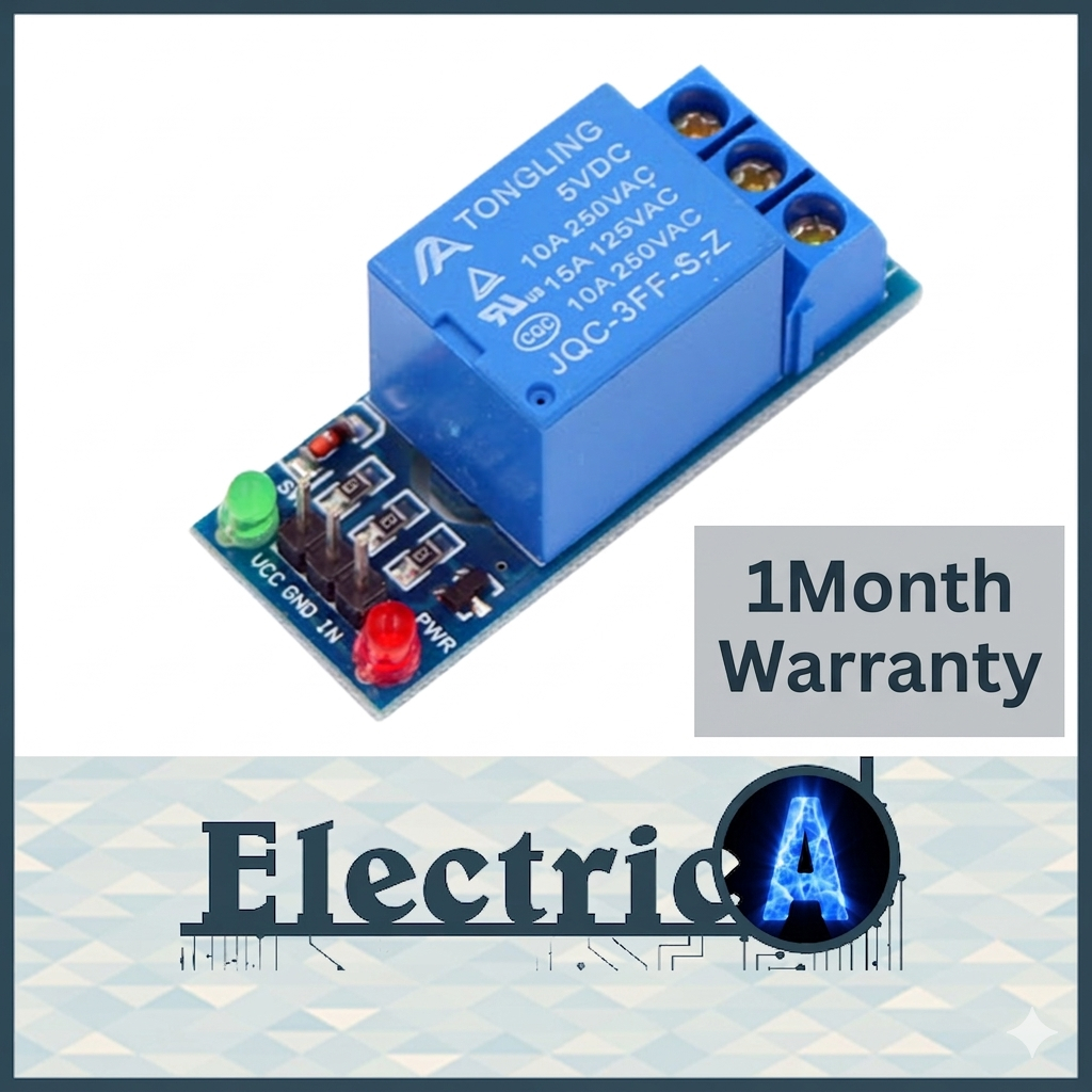 (+1Month Warranty) KY-019 5V One 1 Channel Relay Module Board for Arduino Raspberry Pi [ElectricA]