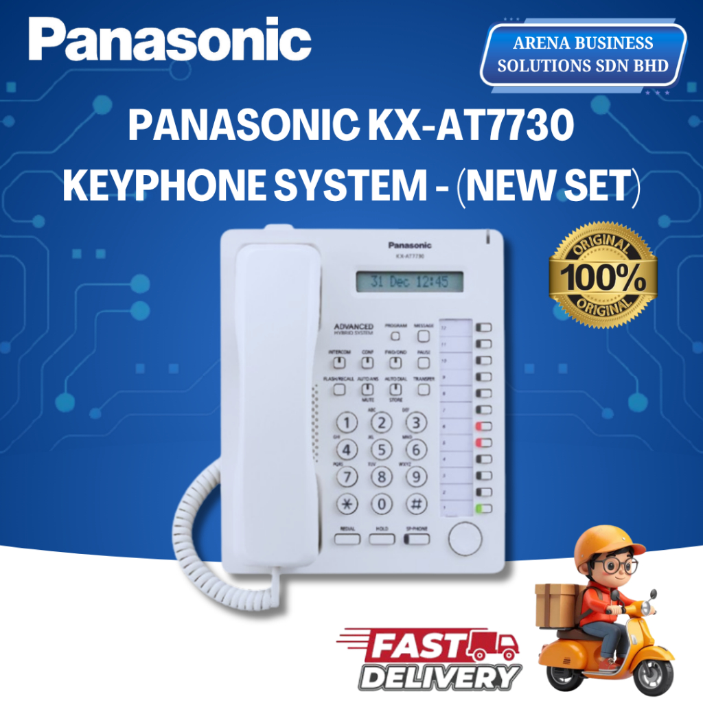 ️ Original Panasonic KX-AT7730 KEYPHONE KXT7730 Keyphone For KX-TES824 ...