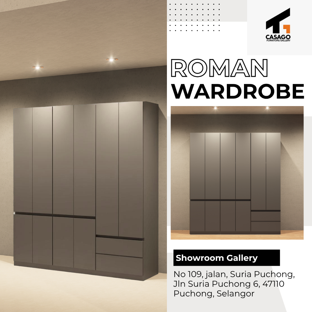 Moro Wardrobe | Almari Swing Wardrobe Premium | Shopee Malaysia