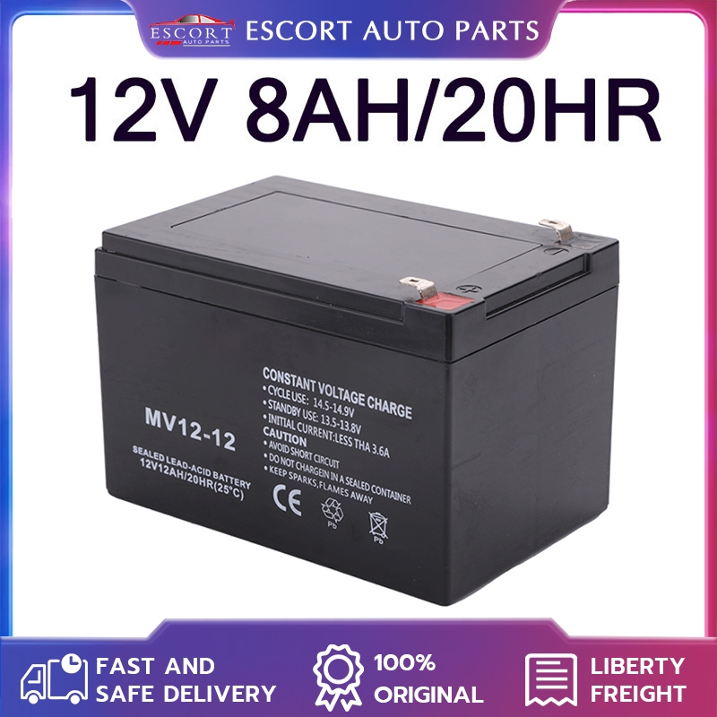 【COD】12V 8AH/20HR Shiwei Storage Battery UPS Battery 12V 8Ah 20hr 12 ...