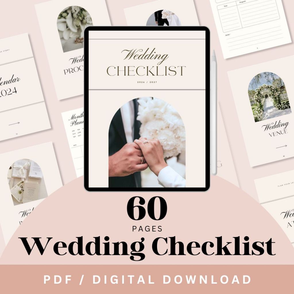 Wedding Planner 2026/2027 PDF, Kahwin checklist, Digital Planner ...