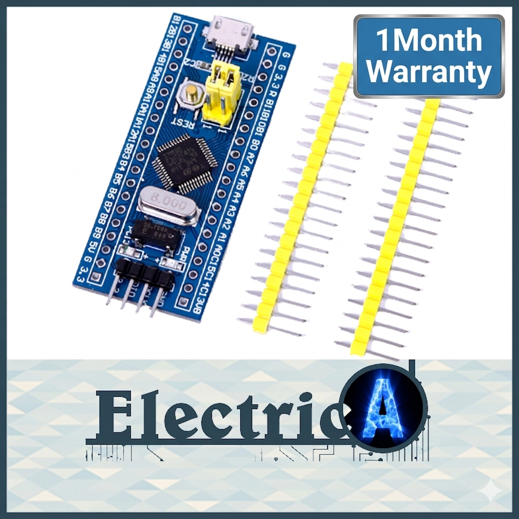(+1Month Warranty) STM32F103C8T6 Board Blue Pill ARM STM32 Original Small System Microcontroller Module [ElectricA]