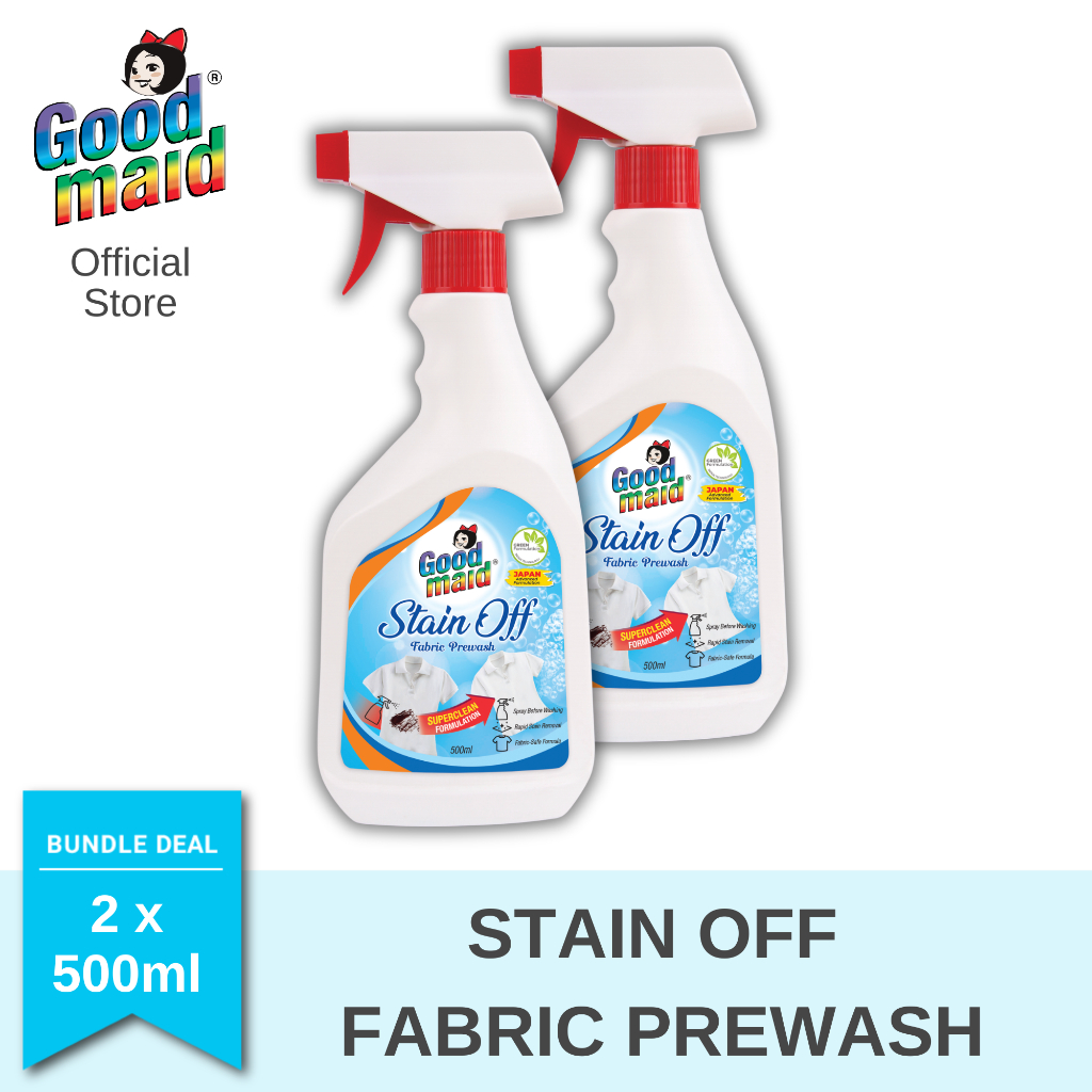 Goodmaid Stain Off Fabric Prewash (500ml) [BUNDLE OF 2] | Shopee Malaysia