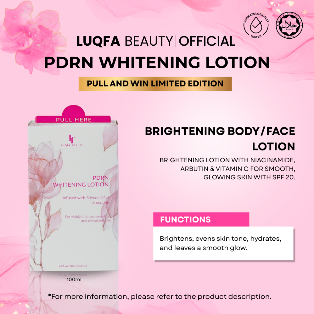 LUQFA BEAUTY PDRN Whitening Lotion 100ml (P&W) - Mencerahkan ...