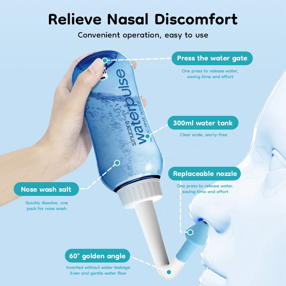 AVINIE＆ Dr.isla Nasal Wash System Neti Pot Cleaner Irrigation for ...