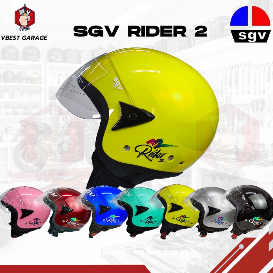 100% ORIGINAL HELMET SGV RIDER 2 VISOR SGV RIDER/CRUISER READY STOCK ...
