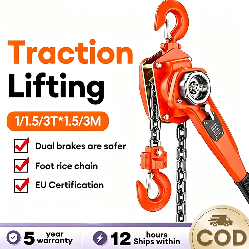 1Ton x1.5m Lever Block Chain Hoist Hand Operated Hand Winch Manual ...