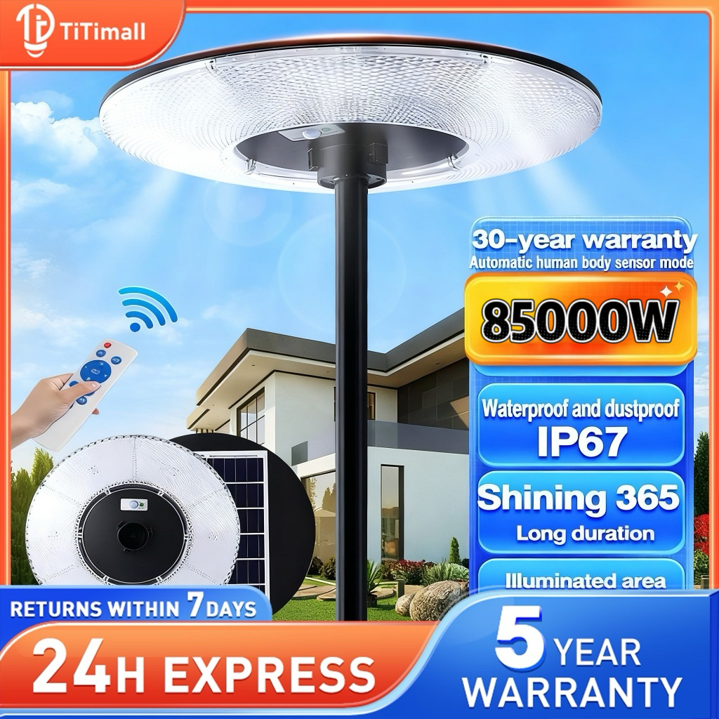 Lampu Solar UFO Light Outdoor Lighting 85000W high power solar street ...