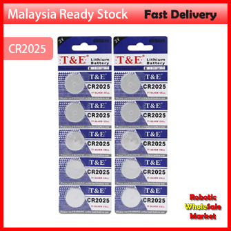 5pcs Battery CR2025