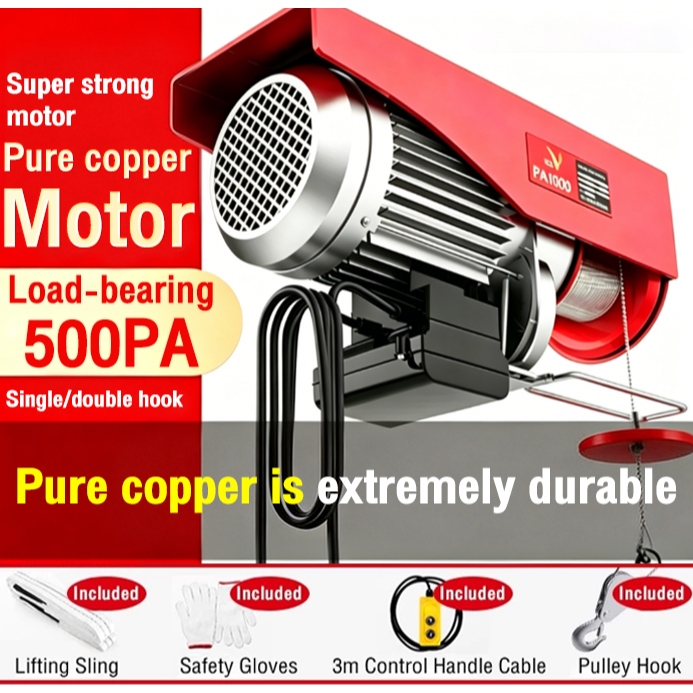 Mini Electric Hoist Micro Winch Lifting Crane Kren elektrik Remote ...