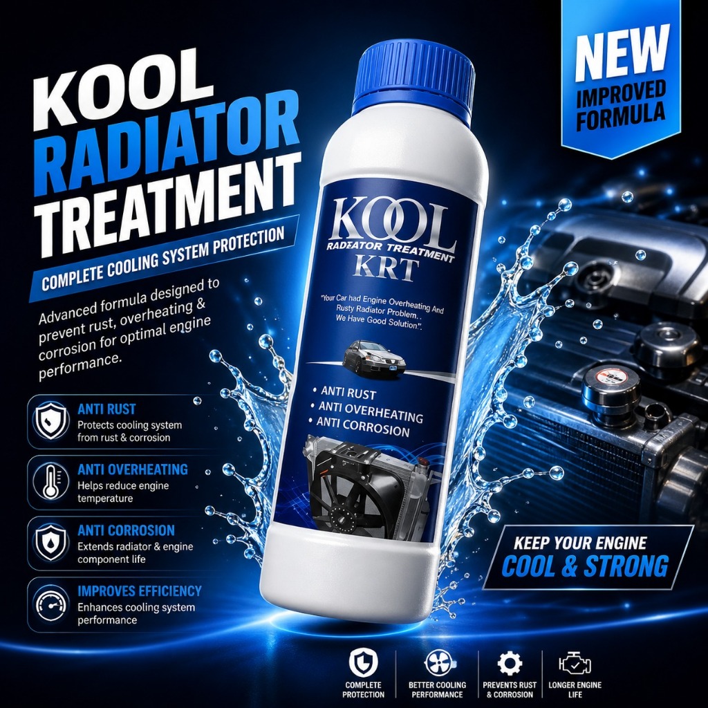 KOOL Coolant Radiator Treatment Performance Koolant Anti Overheat ...