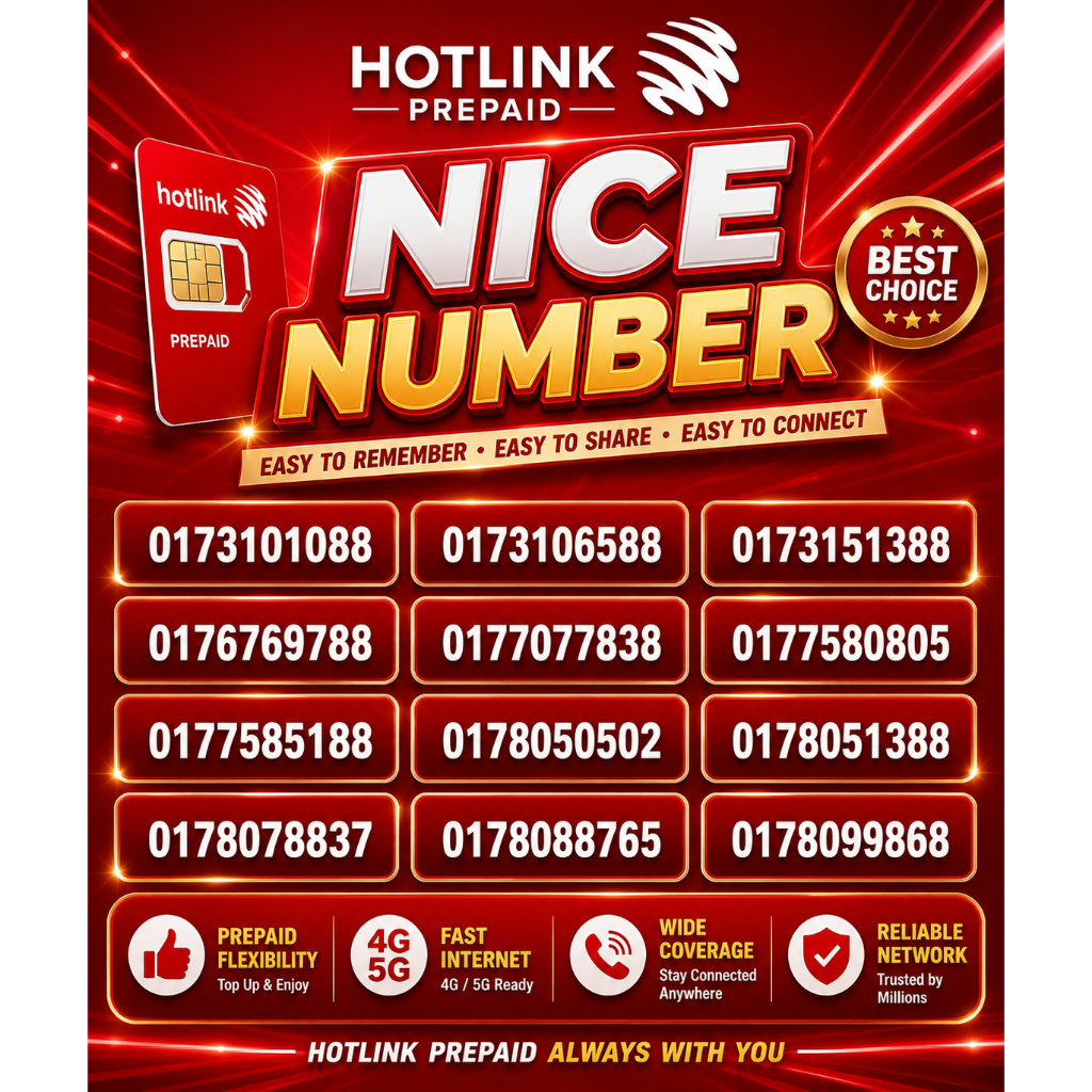 NEW HOTLINK SIMPACK TANPA HAD UNLIMITED 012 014 017 VIP Number Hotlink ...