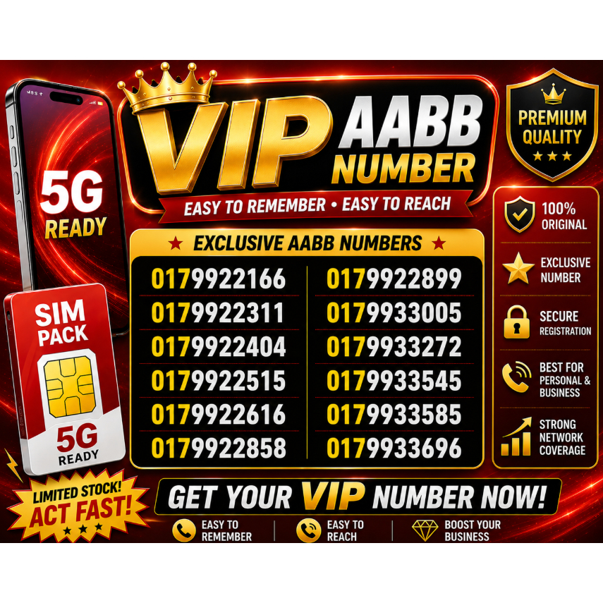 MASTER VIP NUMBER, Online Shop | Shopee Malaysia