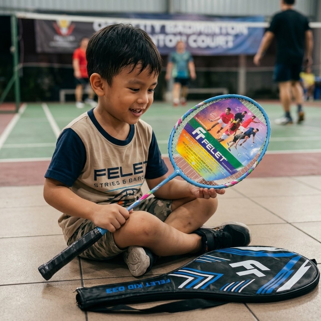 Raket Budak Badminton Rackets Junior Standard 100% ORIGINAL Apacs Felet ...