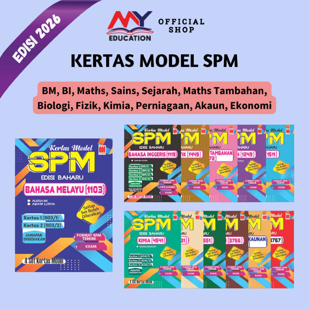 [MyEducationBooks] KERTAS MODEL SPM (12 Subjek) - Buku Latihan ...