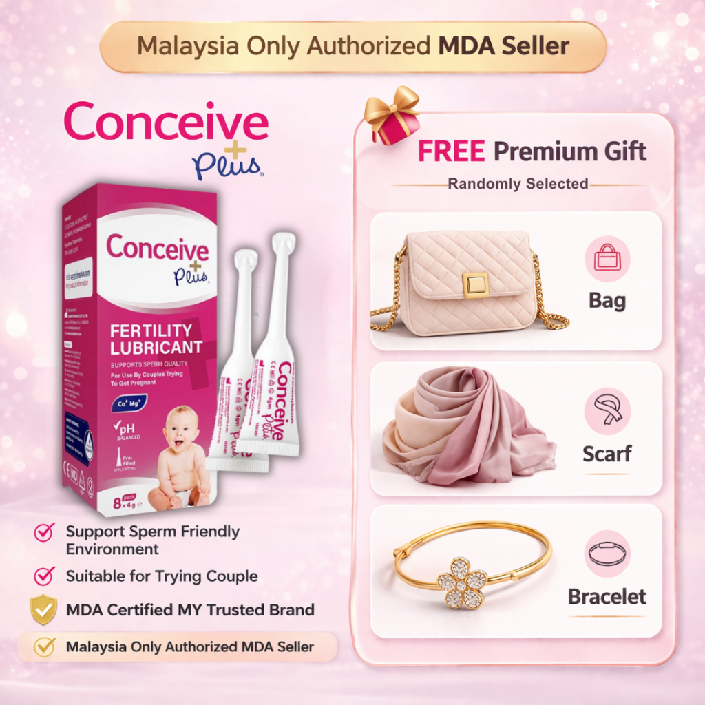 ConceivePlus MALAYSIA】Conceive Plus Fertility Lubricant Gel Pelincir 4g  Applicator | Sesuai Untuk Geng TTC