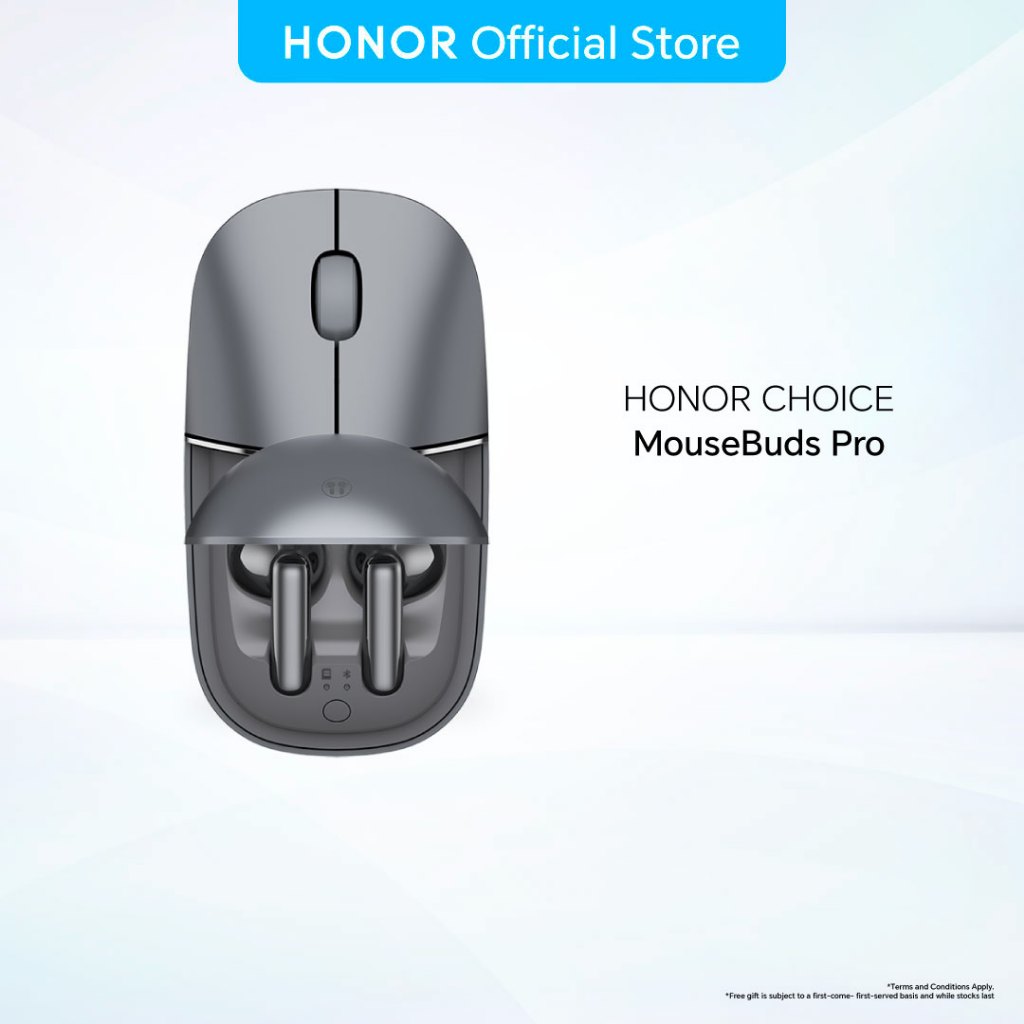 HONOR CHOICE MouseBuds Pro Mouse & Earbuds 2-in-1 | Excimer Skin-like ...
