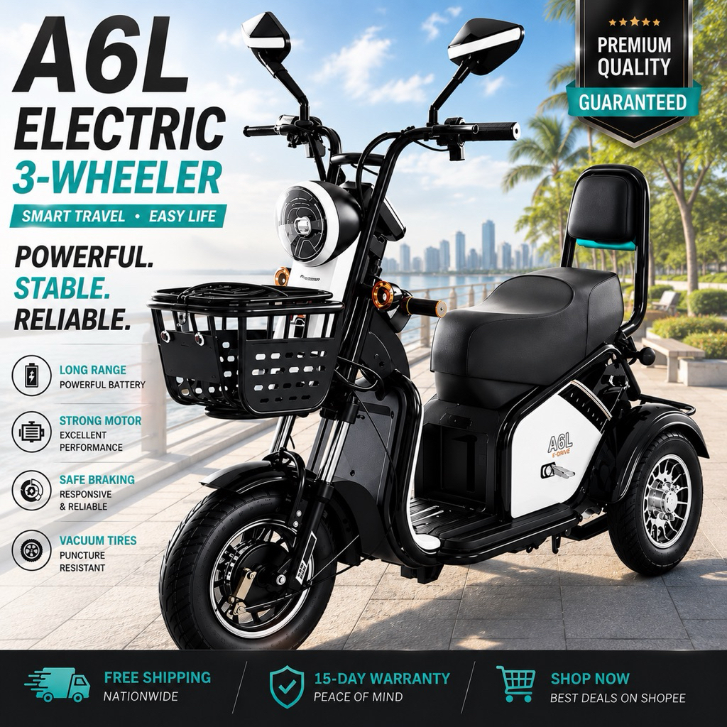 NEW Mini Ebike Basikal Elektrik Tricycle Skuter Elektrik 3 Roda Dewasa ...