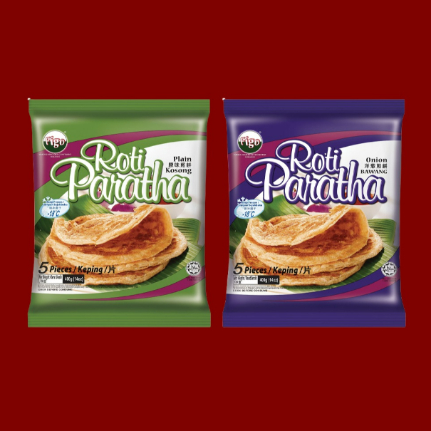 [SHCF] Figo Premium Roti Paratha 400g / 5pcs (Frozen) – Halal Plain ...