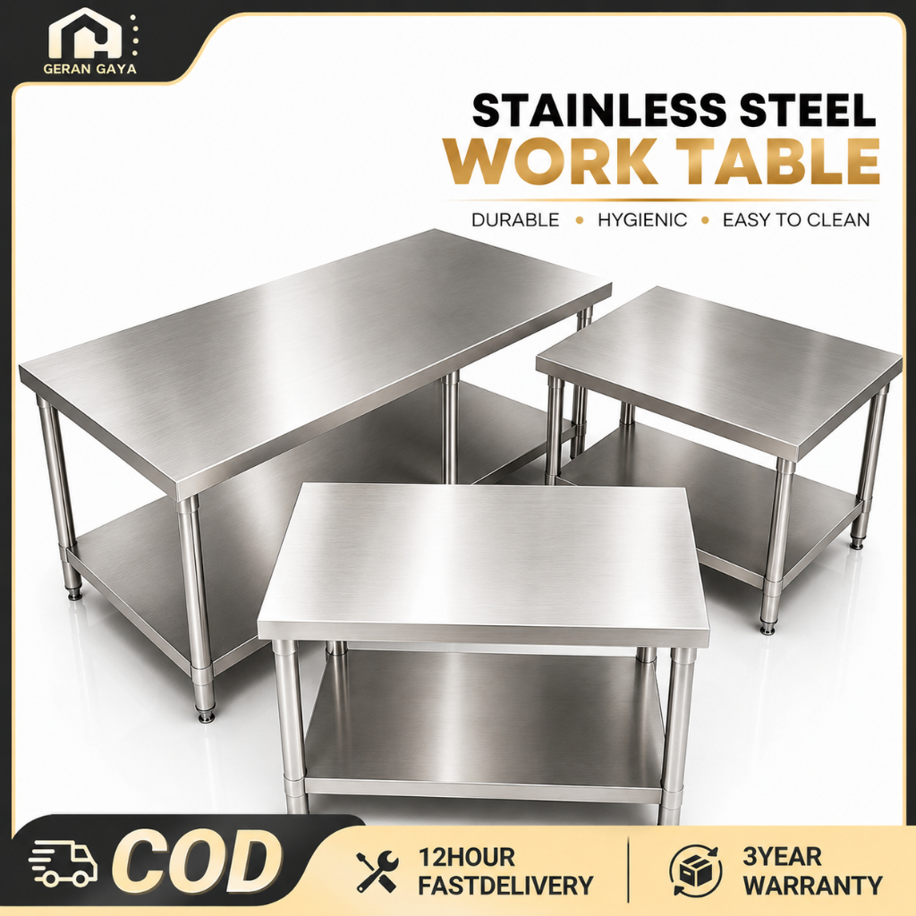 work table stainless steel Malaysia, Best Deals August 2026 | Shopee ...