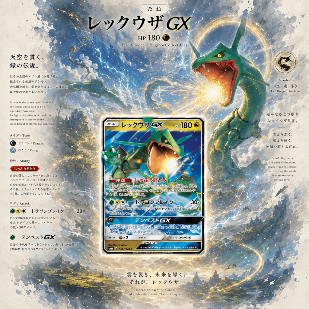 Rayquaza GX RR 098/150 [SM8b] / 100/173 [SM12a]