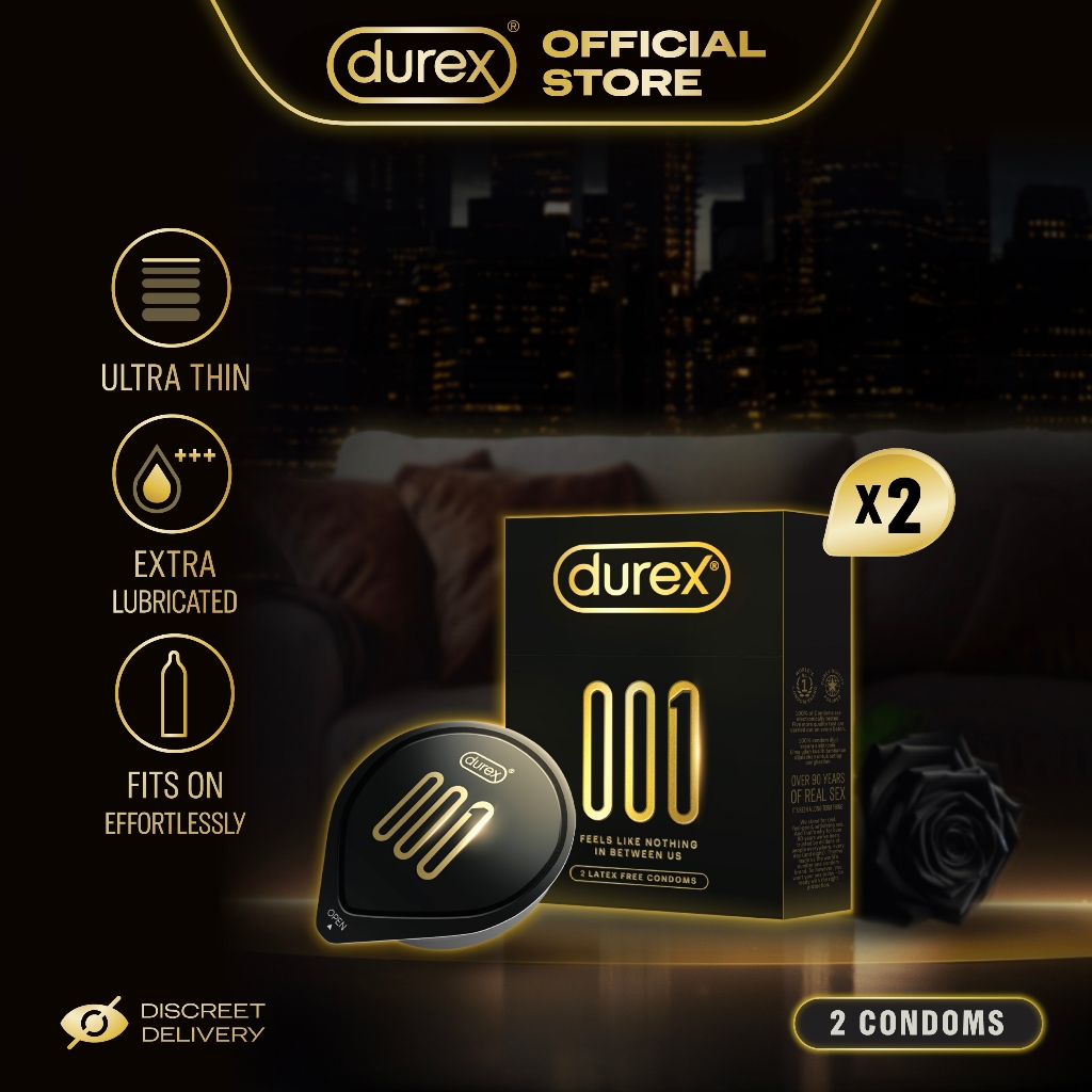 [Bundle of 2] Durex 001 Condoms 2s | Shopee Malaysia