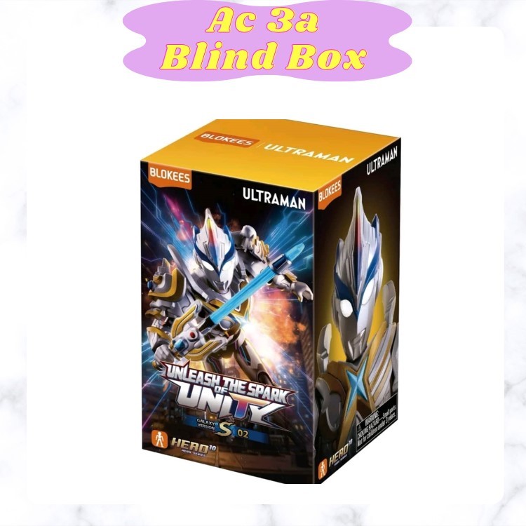 Blokees Ultraman Galaxy Version S01-S02 Blind Box 布鲁可奥特曼群星
