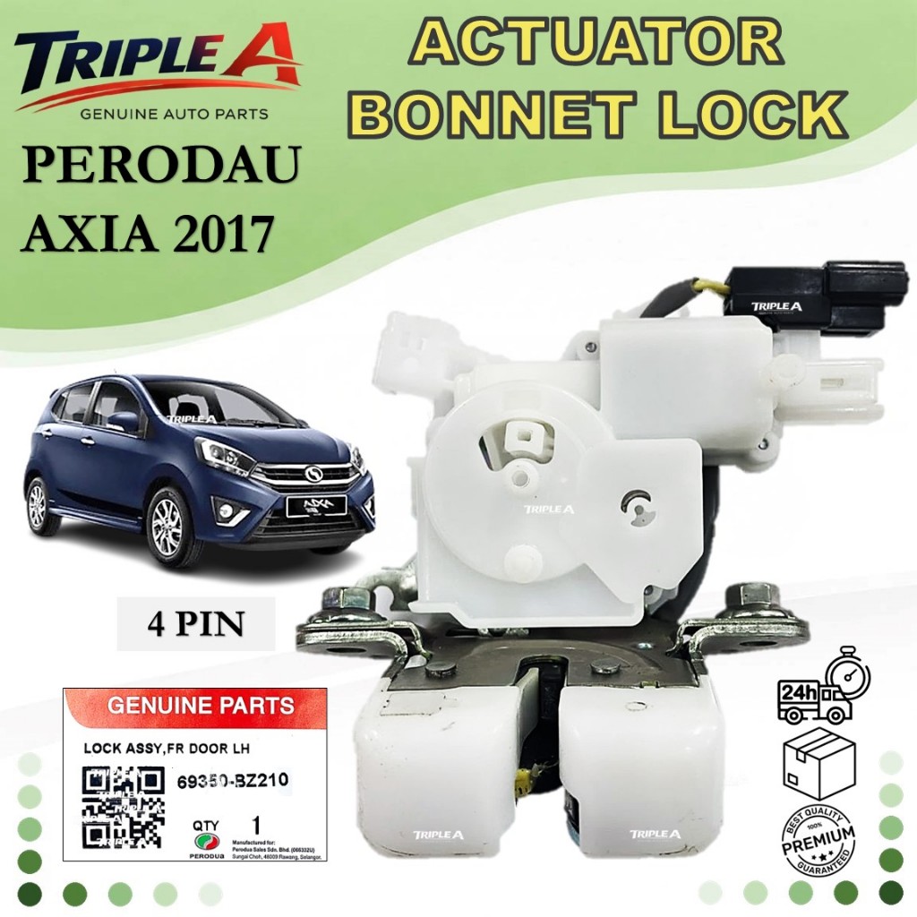 PERODUA AXIA 2017 Rear Bonnet Lock Boot Lock Bornet Back Door Lock ...
