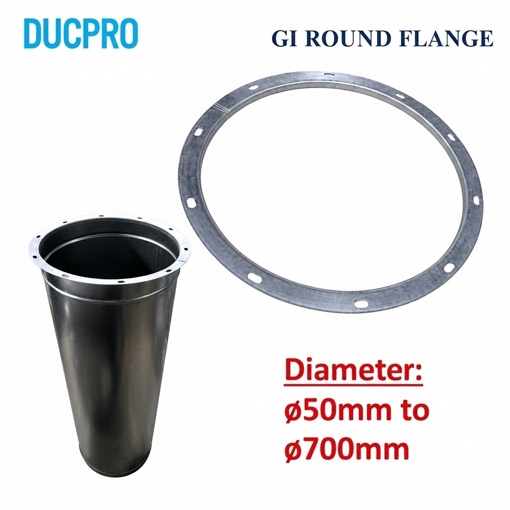 Ducpro Round Duct Flange / Spiral Duct Connecter 风管圆法兰 High Quality ...
