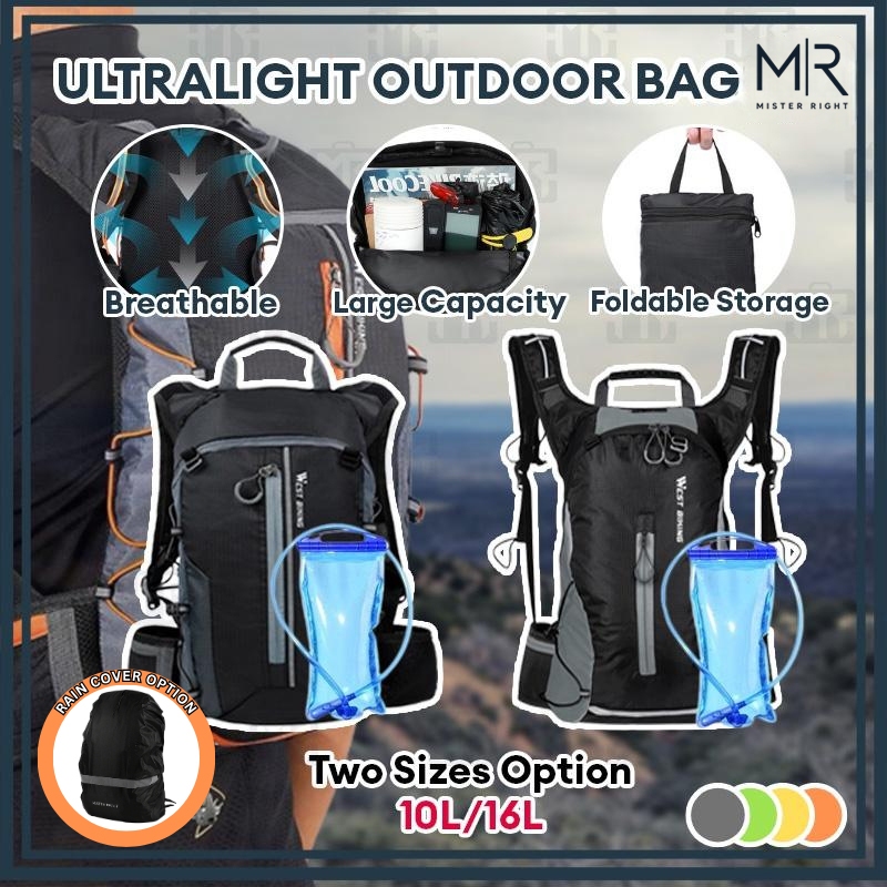 MR West Biking 10L/16L Outdoor Backpack Hiking Bag Large Bicycle Bag ...